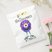 Grappig, Monster, Halloween "Treats" Bedankzakje (Gezegeld)