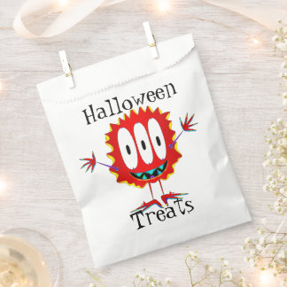 Grappig, Monster, Halloween "Treats" Bedankzakje