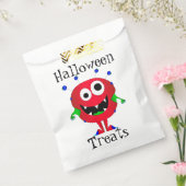 Grappig, Monster, Halloween "Treats" Bedankzakje (Gezegeld)