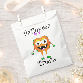 Grappig, Monster, Halloween "Treats" Bedankzakje