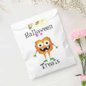 Grappig, Monster, Halloween "Treats" Bedankzakje (Gezegeld)