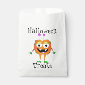 Grappig, Monster, Halloween "Treats" Bedankzakje (Voorkant)