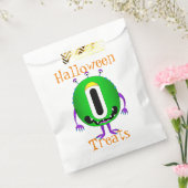 Grappig, Monster, Halloween "Treats" Bedankzakje (Gezegeld)