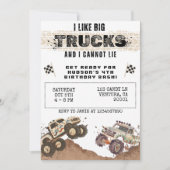 Grappig Monster Truck Boys Verjaardag Kaart (Voorkant)