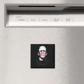 Grappig monster van Frankenstein blaast een bubbel Magneet (Insitu (Vaatwasser))