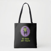 Grappig monster van Frankenstein Halloween Tote Bag (Voorkant)