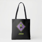 Grappig monster van Frankenstein Halloween Tote Bag (Voorkant)