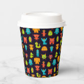 Grappig Monster Verjaardag Party Papieren Cups Papieren Bekers (Voorkant)