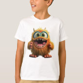 Grappig monster voor kinderen t-shirt (Voorkant)