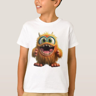Grappig monster voor kinderen t-shirt