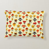 Grappig monsterpatroon accent kussen (Achterkant)