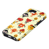 Grappig monsterpatroon Case-Mate iPhone case (Onderkant)
