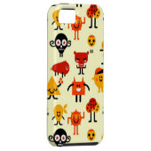 Grappig monsterpatroon Case-Mate iPhone case (Back/Rechts)