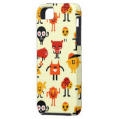 Grappig monsterpatroon Case-Mate iPhone case (Achterkant Links)