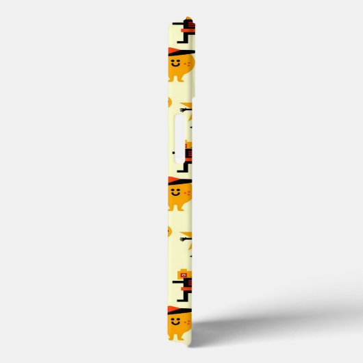 Grappig monsterpatroon Case-Mate iPhone case (Achterkant / Rechts)