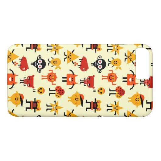 Grappig monsterpatroon Case-Mate iPhone case (Achterkant (Horizontaal))