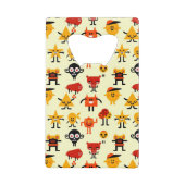 Grappig monsterpatroon creditkaart flessenopener (Voorkant)