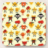 Grappig monsterpatroon drankjes onderzetter (Voorkant)