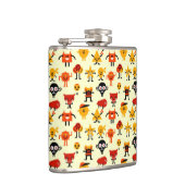 Grappig monsterpatroon heupfles (Rechts)