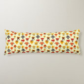 Grappig monsterpatroon lichaamskussen (Voorkant)