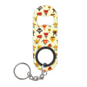 Grappig monsterpatroon sleutelhanger flessenopener (Voorkant)