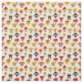 Grappig monsterpatroon stof (Swatch)