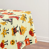 Grappig monsterpatroon tafelkleed (Voorbeeld)