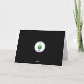 Grappig, Monsters, Halloween Kaart (Achterkant)