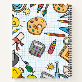 Grappig Mooie Kinderen School Spiraal Notebook Notitieboek (Achterkant)