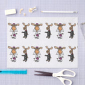 Grappig Moose Trouwpapier Tissuepapier (Craft)