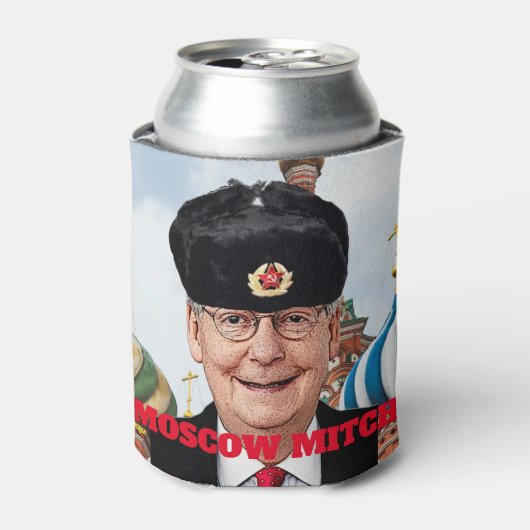 Grappig Moskou Mitch McConnell Blikjeskoeler (Blikje Voorkant)