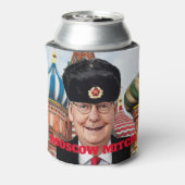 Grappig Moskou Mitch McConnell Blikjeskoeler (Blikje Achterkant)