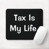 Grappig Motivatie BTW-tarief is mijn levensritme Muismat (Met muis)