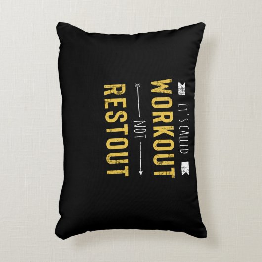 Grappig Motivatie Citaat het genoemd Uitwerkings Accent Kussen (Voorkant(Verticaal))