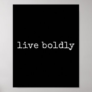 Grappig Motivatie leef moedig Poster