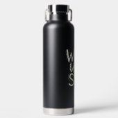 Grappig Motivatie Wake Up en Slay Water Fles (Voorkant)