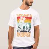 Grappig Motorfiets Biker Rider Motorbike Mannen T-shirt (Voorkant)