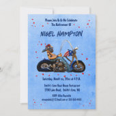 Grappig Motorrijders Pensioenfeest Kaart (Voorkant)