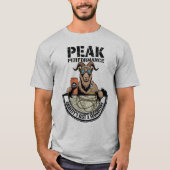 Grappig Mountain Goat Gravity – Peak Performance T-shirt (Voorkant)