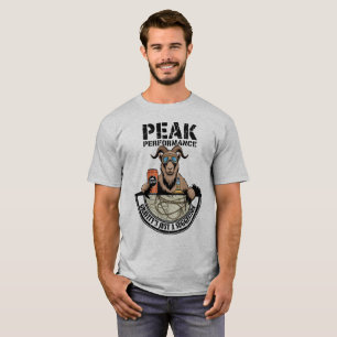 Grappig Mountain Goat Gravity – Peak Performance T-shirt
