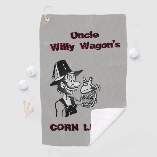 Grappig Mountain Man 🏔️ Comical Hillbilly Golfhanddoek (Insitu)