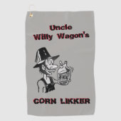 Grappig Mountain Man 🏔️ Comical Hillbilly Golfhanddoek (Voorkant)