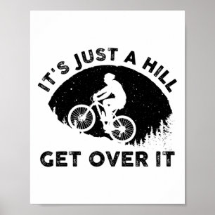 Grappig Mountainbike-ontwerp voor mannen vrouwen T Poster