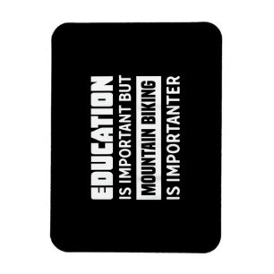 Grappig Mountainbike Shirt - Mountainbike Magneet