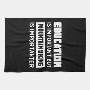 Grappig Mountainbike Shirt - Mountainbike Theedoek