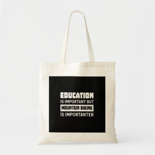 Grappig Mountainbike Shirt - Mountainbike Tote Bag