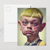 Grappig "Mr. Handsome" Briefkaart (Voorkant / Achterkant)