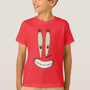 Grappig Mr. Krabs Groot Gezicht Jongens T-Shirt -