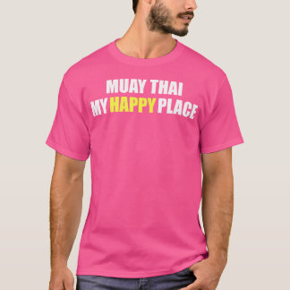 Grappig Muay Thai boksen en kickboksen T-shirt