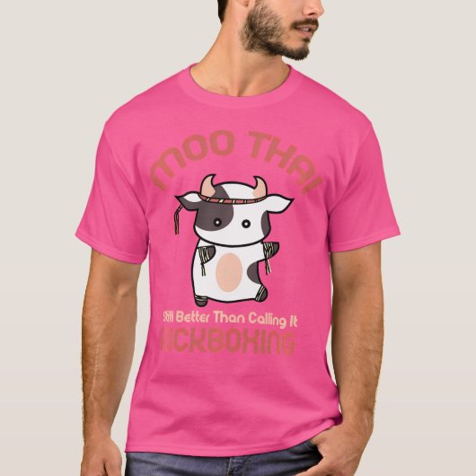 Grappig Muay Thai kickboksen T-shirt (Voorkant)